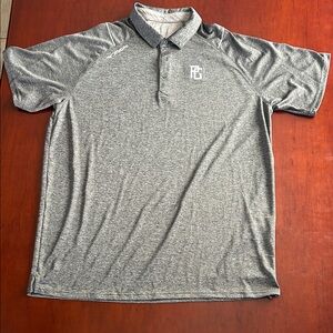 Mizuno Heather Gray Polo Shirt